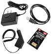 Rapid Car Charger + Home Travel Charger + USB Data Cable + Internal Antenna Reception Booster for Verizon LG VX-9200 ENV3 VX9200, VX11000 ENV TOUCH VX-11000, Glance VX7100, Versa VX9600 , VX8360, Dare VX9700 Cell Phone by GTMax