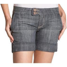 See Thru Soul Women's Cuffed Denim Short