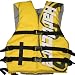Hardcore Universal Adult Life Jacket Vest - Yellow & Black