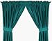 Miami Dolphins 63L x 82W Coordinating Jersey Mesh Tie Back Drape for the Locker Room or Sidelines
