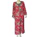 Womens Kaftan Long Sleeve Viscose Evening Gown Size M (kftn842)