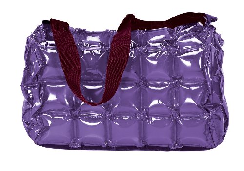 Wenko 4392504100 Strandtasche Bubble Bag inklusive Pumpe, Kunststoff, 37 x 27 x 27 cm, lil Preisvergleich