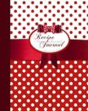 Blank Recipe Book: Recipe Journal ( Gifts for Foodies / Cooks / Chefs / Cooking ) [ Softback * Large Notebook * 100 Spacious Record Pages * Polka dots ... - Specialist Composition Books for Cookery)