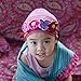 Boho Style Bandana Headband (Pink/ Red)