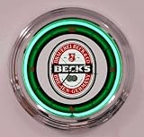 Neon Clock - Becks Beer