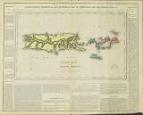 Antique Map of West Indies, 1822