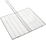 Rome's #68 15 Inch x 18 Inch Super Grill Basket, Chrome Plated Steel