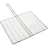 Rome's #68 15 Inch x 18 Inch Super Grill Basket, Chrome Plated Steel by Rome Industries