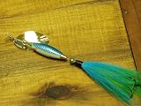 Blue Mullet Muskie Bucktail Spinner - St. Clair Bait Co. - Musky