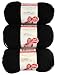 Premier Yarns Solid Deborah Norville Everyday Soft Worsted, Black