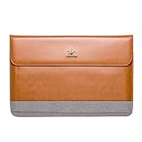 Macbook Air 11/Macbook 12用 インナーケース　LENTION 高品質な封筒レザーバッグ