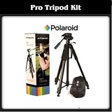 Polaroid 72″ Photo / Video ProPod Tripod For Sony Alpha A450, A550, A850 Includes Deluxe Tripod Carrying Case + Additional Quick Release Plate For Digital Cameras & Camcorders