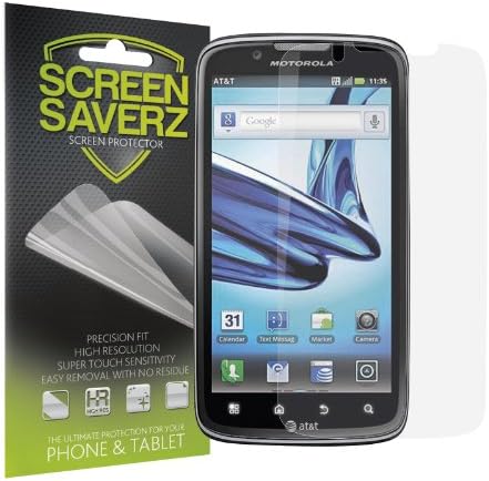 Screensaverz HD Clear Screen Protector Shield for Motorola Atrix 2 [6-Pack] + Lifetime Replacement Warranty