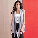 Front Draped Open Vest