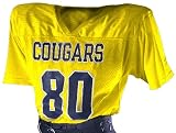 Alleson 745MB Youth Nylon Custom Football Jerseys LG - LIGHT GOLD YL