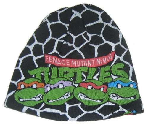  Teenage Mutant Ninja Turtles Team Cast Reversible Adult Beanie Hat