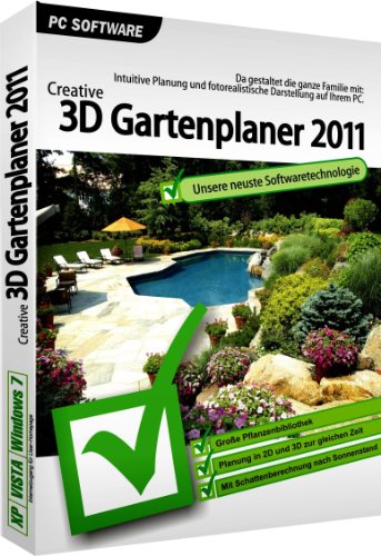 Creative 3D Gartenplaner 2011. CD-ROM für Windows für XP/Vista/Windows 7