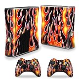 Protective Vinyl Skin Decal Cover for Microsoft Xbox 360 S Slim