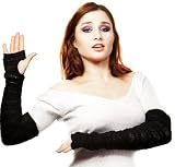 Arm Warmers: Shadow Stripe Stretch Knit Armwarmers by KD dance, Sexy, Stretchy Unique Fingerless Gloves Made To Last In New York