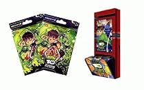 Ben 10 Trading Cards Game Gift Set . Includes 2 Starter Decks A & B and 12 Alien Force Highbreed Invasion Booster Packs