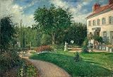 The High Quality Polyster Canvas Of Oil Painting 'Camille Pissarro,The Garden Of Les Mathurins At Pontoise,1876' ,size: 24x35 Inch / 61x89 Cm ,this High Quality Art Decorative Prints On Canvas Is Fit For Nursery Gallery Art And Home Decor And Gifts