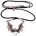 Solid Pewter Bat Pendant / Cord Necklace Vampire