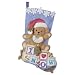Bucilla 85432 Felt Aplique Stocking- Baby Bear