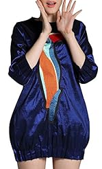 Polyester Ruched Scoop Neck Mini Dress 