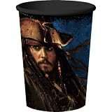 Pirates of the Caribbean 4 - 16 oz. Hard Plastic Cup (1) Party Supplies