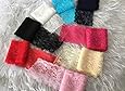 2.5" inch Stretch Floral Lace Edge Trim 1,5 Yards Various Colors (1 yards*8colors)
