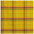 Durable Flat Weave 100% Cotton Colorful Yellow and Green Plaid Tablecloth 60x60 Inches
