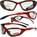 U2 FOAM PADDED SUNGLASSES, MOTORCYCLE ATV SPORTS EYEWEAR CLEAR LENSES