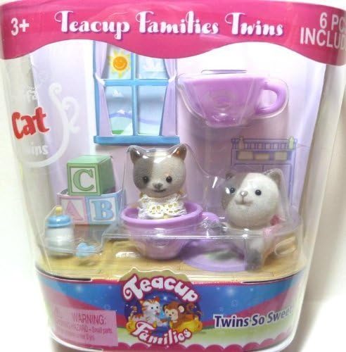 Teacup Families Twins "Califa Cat Twins" by Toy Teck Limited