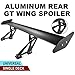 SHZOND Single Rear GT Wing 43.3inch GT Wing Spoiler Adjustable Angel Single-Deck Aluminum Spoiler Aluminum Car Rear Wing Single Deck