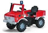 Rolly Toys - Vélos et véhicules pour enfants - UNIMOG Pompier avec 2 vitesses et frein