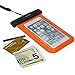 Premium Universal Waterproof Carrying Case - IPX8 Certified - Protects Against Water and Dirt - Up to 4.7” Screen Size - iPhone 7, SE, 6S, 6, 5s, 5 - Samsung Galaxy S7, Edge, S6, Edge, S5, S4 Orange