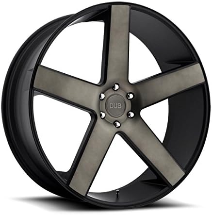 Dub S116 Baller 24x10 5x115 +20mm Black/Machined with Dark Tint Wheel Rim