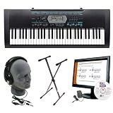 Casio CTK-2100 Keyboard Package with Stand - AC Adapter - Headphones and eMedia Instructional Software