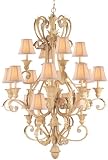 Crystorama 6810-CM, Winslow Candle 3 Tier Chandelier Lighting, 16 Light, 960 Total Watts, Champagne