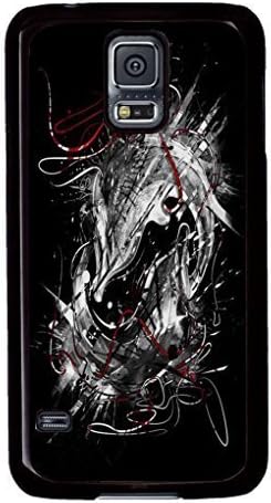 Hard Snap On Case with Abstract Painting Mr. Typo Printed Back Protective Case Cover for Samsung Galaxy S5 by heywan
