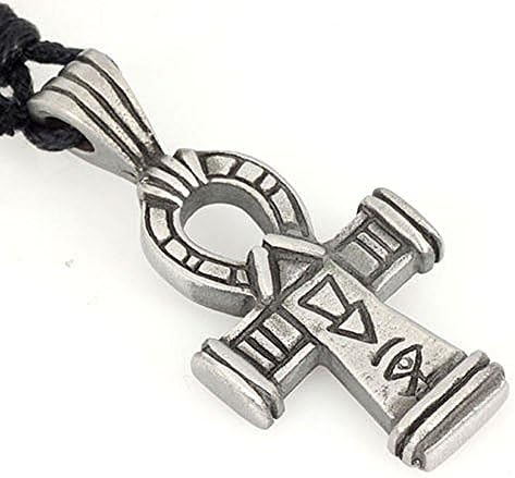 Tribal AUM OHM Hindu Pewter Choker Jewelry Pendant Necklace