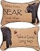 Manual The Lodge Collection Reversible Throw Pillow, 12.5 X 8.5-Inch, Advice from a Bear X Your True Nature
