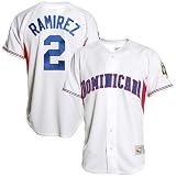 Majestic Dominican Republic #2 Hanley Ramirez 2009 World Baseball Classic White Player Jersey