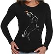 Florida State Seminoles (FSU) Ladies Black Blackout Long Sleeve T-shirt