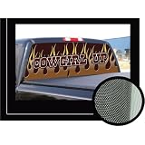 CowGirl Up 16x54 -Rear Window Graphic - compact pickup truck decal tint view thru... by PureAV