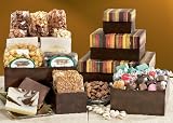 Deluxe Tower of Treasures-Almond Brothers Gourmet Tower Gift Box