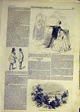 1845 MACREADY HAMLET SKETCH IRELAND NEWPORT-MAYO