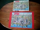 Vintage Chicago Fully Interlocking Puzzle -- approx 21.25