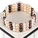 Jewelry : Three-Strand Freshwater Pearl Handmade Bracelet