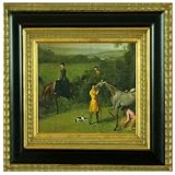 Exquisite Reproduction Oil Painting of 18th Century English Equestrian Hunting Rider